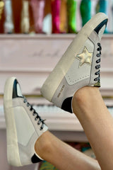 Vintage Havana Oaklee Sneaker ~ White/Gold/Black - Shake Your Bon Bon