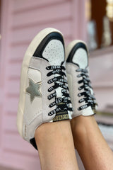 Vintage Havana Oaklee Sneaker ~ White/Gold/Black - Shake Your Bon Bon